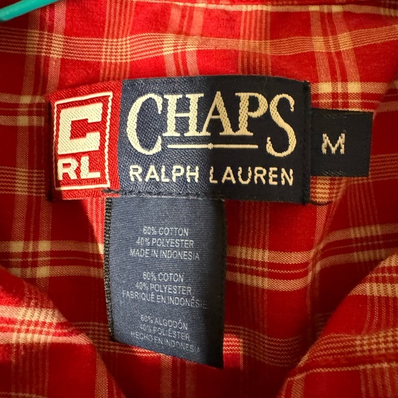 Chaps Ralph Lauren Men’s medium shirt. - Picture 4 of 4